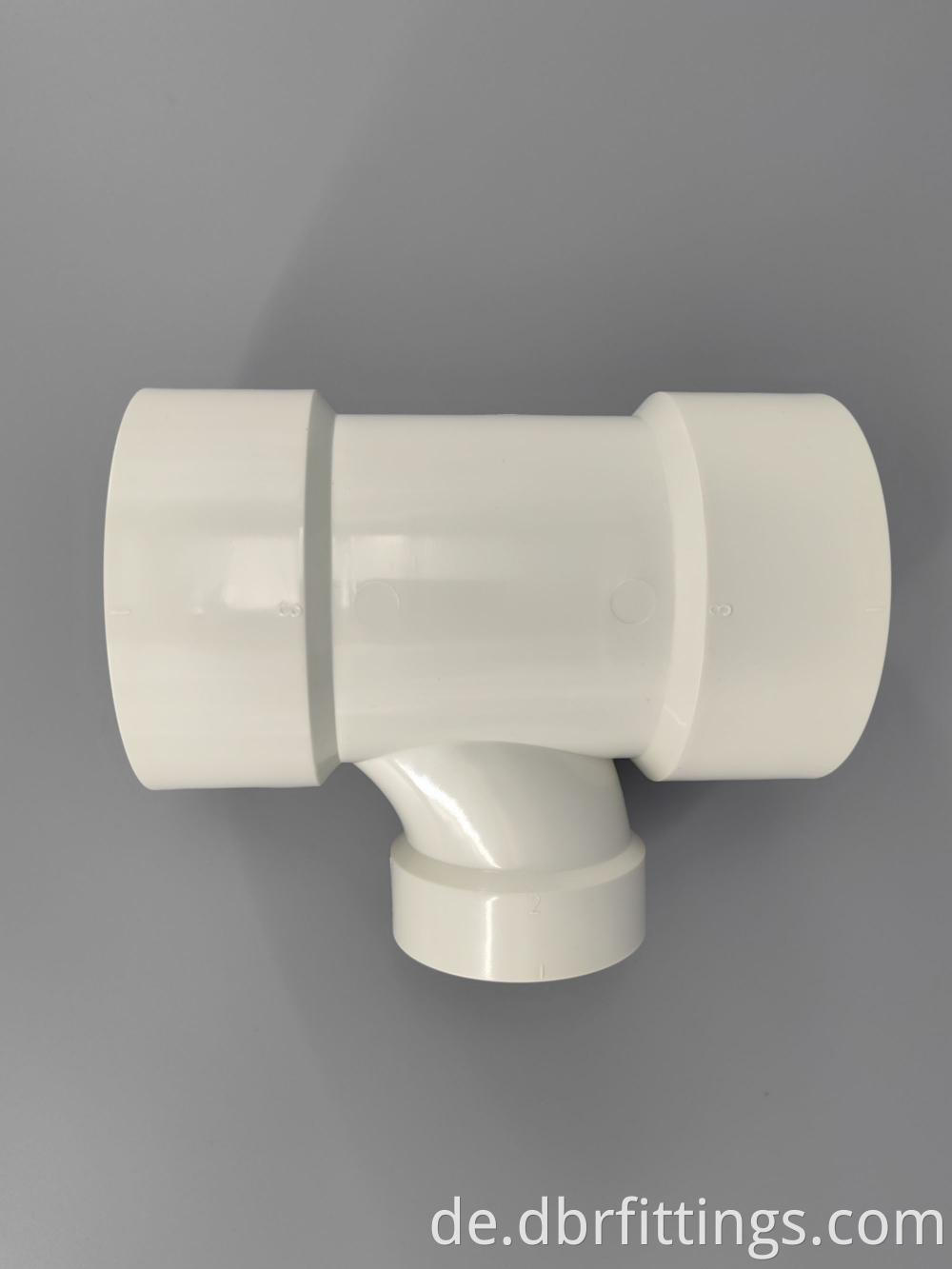 PVC pipe fittings SANITARY TEE REDUCING HXHXH